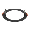 NUMINOS®, bague de réduction ronde, Ø extérieur 24 cm, Ø intérieur 18 cm, noir