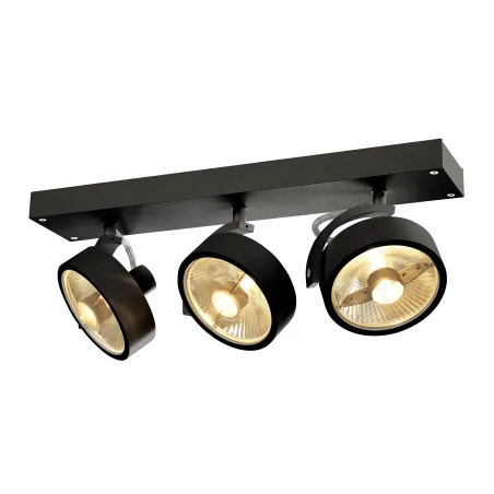 KALU, applique et plafonnier intérieur, triple, noir, GU10/QPAR111, 3x 75W max