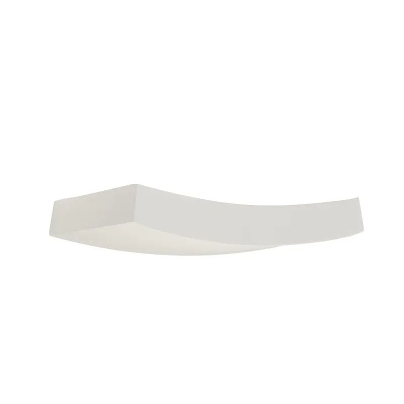 PLASTRA, applique intérieure, curve, blanc, R7s 78mm/QT-DE12, 100W max, plâtre