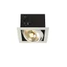 KADUX, encastré de plafond intérieur, simple, blanc mat, GU10/QPAR111, 75W max