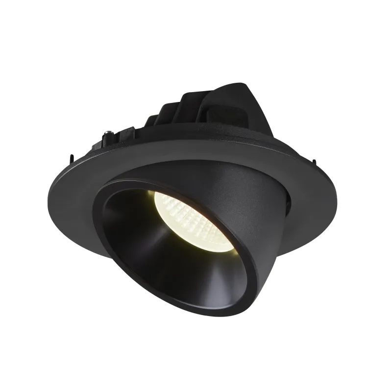 NUMINOS® GIMBLE L, encastré de plafond intérieur, 20 deg , noir, LED, 25,4W, 4000K