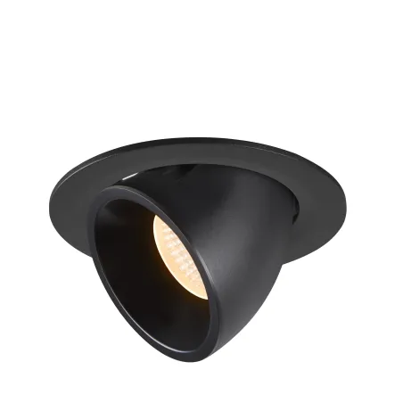 NUMINOS® GIMBLE L, encastré de plafond intérieur, 40 deg , noir, LED, 25,4W, 2700K