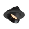 NUMINOS® GIMBLE L, encastré de plafond intérieur, 40 deg , noir, LED, 25,4W, 2700K