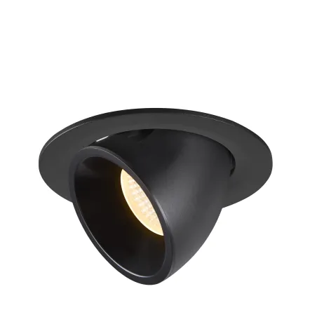 NUMINOS® GIMBLE L, encastré de plafond intérieur, 40 deg , noir, LED, 25,4W, 3000K