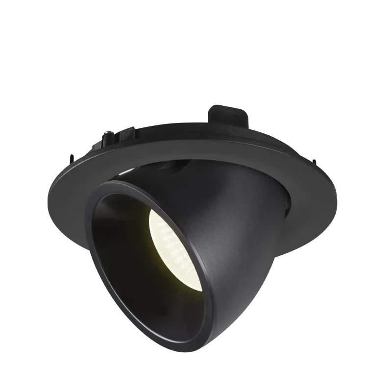 NUMINOS® GIMBLE L, encastré de plafond intérieur, 40 deg , noir, LED, 25,4W, 4000K