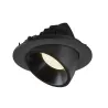 NUMINOS® GIMBLE L, encastré de plafond intérieur, 40 deg , noir, LED, 25,4W, 4000K
