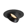 NUMINOS® GIMBLE L, encastré de plafond intérieur, 55 deg , noir, LED, 25,4W, 3000K