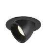 NUMINOS® GIMBLE L, encastré de plafond intérieur, 55 deg , noir, LED, 25,4W, 4000K