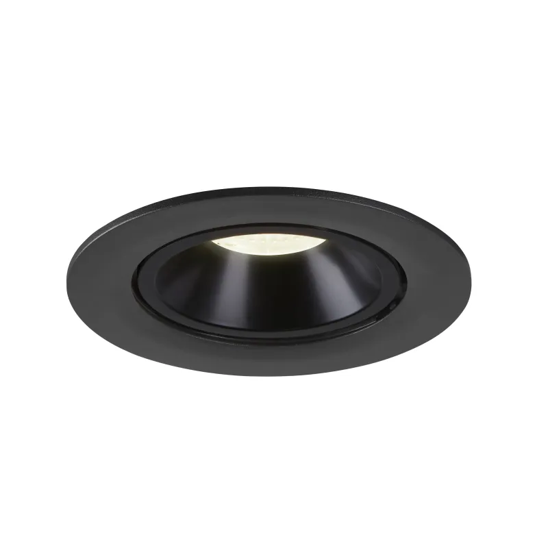 NUMINOS® GIMBLE L, encastré de plafond intérieur, 55 deg , noir, LED, 25,4W, 4000K