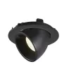 NUMINOS® GIMBLE L, encastré de plafond intérieur, 55 deg , noir, LED, 25,4W, 4000K