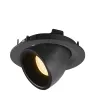 NUMINOS® GIMBLE M, encastré de plafond intérieur, 20 deg , noir, LED, 17,5W, 3000K