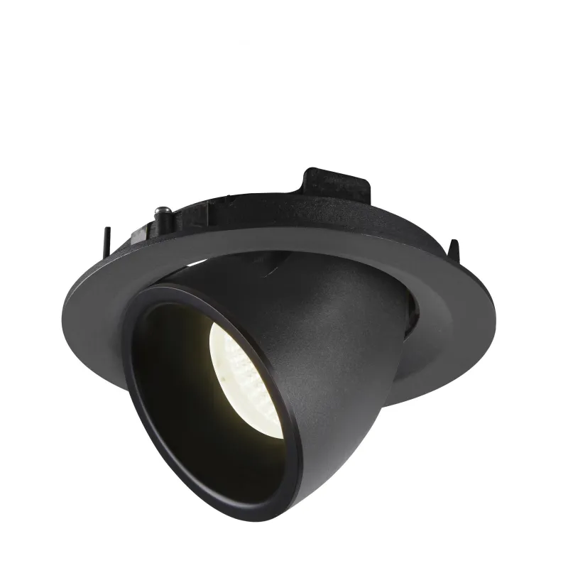 NUMINOS® GIMBLE M, encastré de plafond intérieur, 20 deg , noir, LED, 17,5W, 4000K