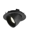 NUMINOS® GIMBLE M, encastré de plafond intérieur, 20 deg , noir, LED, 17,5W, 4000K