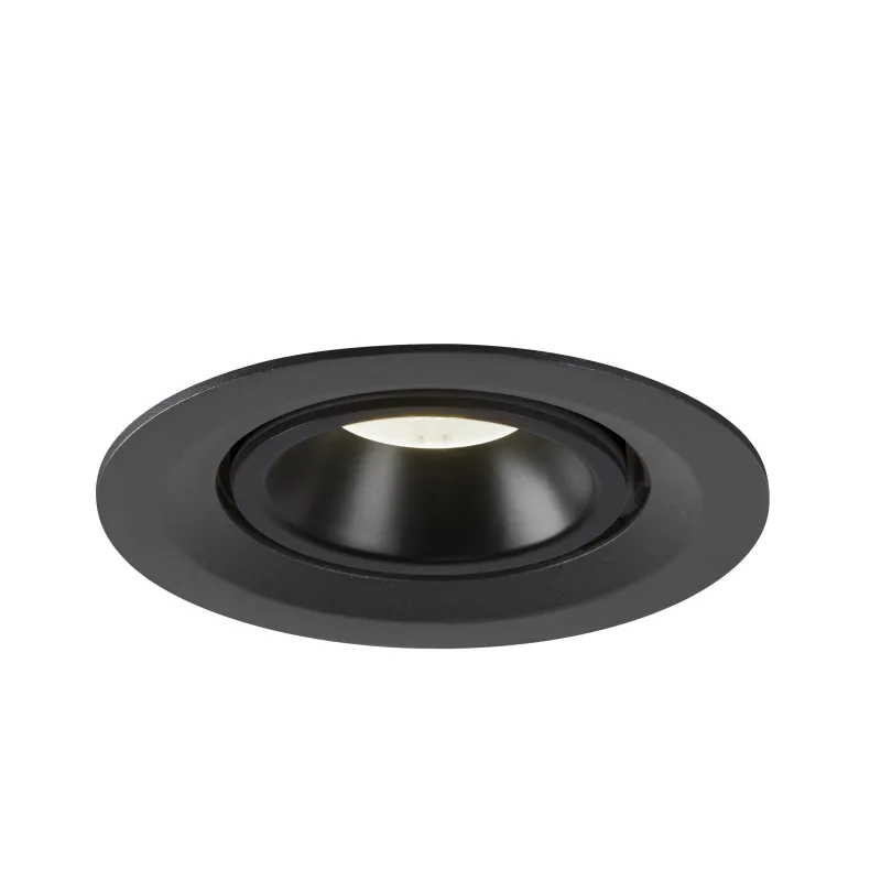 NUMINOS® GIMBLE M, encastré de plafond intérieur, 40 deg , noir, LED, 17,5W, 4000K