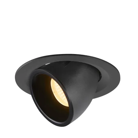 NUMINOS® GIMBLE M, encastré de plafond intérieur, 55 deg , noir, LED, 17,5W, 3000K