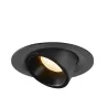 NUMINOS® GIMBLE M, encastré de plafond intérieur, 55 deg , noir, LED, 17,5W, 3000K