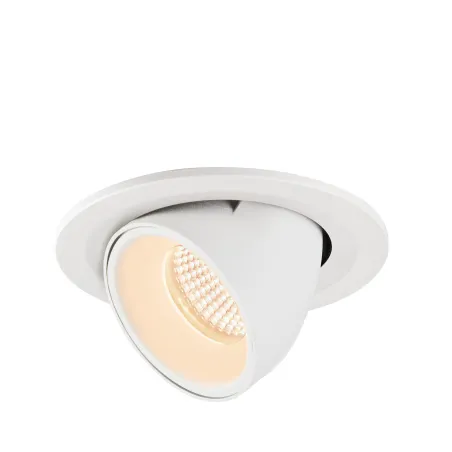 NUMINOS® GIMBLE S, encastré de plafond intérieur, 20 deg , blanc, LED, 8,6W, 2700K