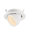NUMINOS® GIMBLE S, encastré de plafond intérieur, 20 deg , blanc, LED, 8,6W, 2700K