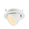 NUMINOS® GIMBLE S, encastré de plafond intérieur, 20 deg , blanc, LED, 8,6W, 3000K
