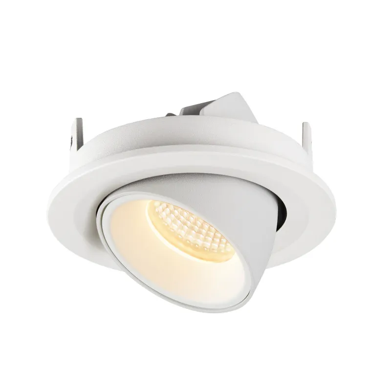 NUMINOS® GIMBLE S, encastré de plafond intérieur, 20 deg , blanc, LED, 8,6W, 3000K