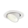 NUMINOS® GIMBLE S, encastré de plafond intérieur, 20 deg , blanc, LED, 8,6W, 4000K