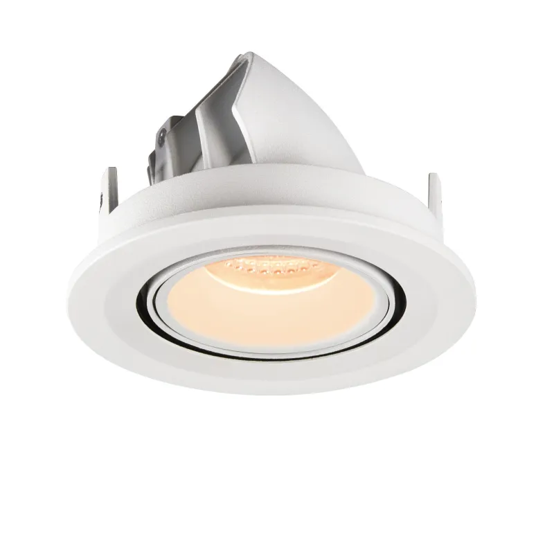 NUMINOS® GIMBLE S, encastré de plafond intérieur, 40 deg , blanc, LED, 8,6W, 2700K