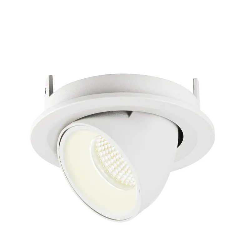 NUMINOS® GIMBLE S, encastré de plafond intérieur, 40 deg , blanc, LED, 8,6W, 4000K