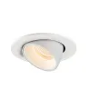 NUMINOS® GIMBLE S, encastré de plafond intérieur, 55 deg , blanc, LED, 8,6W, 2700K