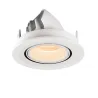 NUMINOS® GIMBLE S, encastré de plafond intérieur, 55 deg , blanc, LED, 8,6W, 2700K