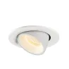 NUMINOS® GIMBLE S, encastré de plafond intérieur, 55 deg , blanc, LED, 8,6W, 3000K