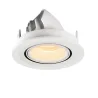 NUMINOS® GIMBLE S, encastré de plafond intérieur, 55 deg , blanc, LED, 8,6W, 3000K