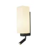 QUADRASS SPOT, applique intérieure, liseuse, noir, E27, max 40W, LED 2W, 3000K