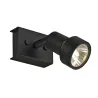 PURI, applique et plafonnier intérieur, simple, noir mat, GU10/QPAR51, 50W max