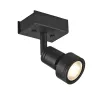 PURI, applique et plafonnier intérieur, simple, noir mat, GU10/QPAR51, 50W max