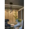 TRILEDO, plafonnier intérieur, simple, rond, noir, GU10/LED GU10 51mm, 10W max