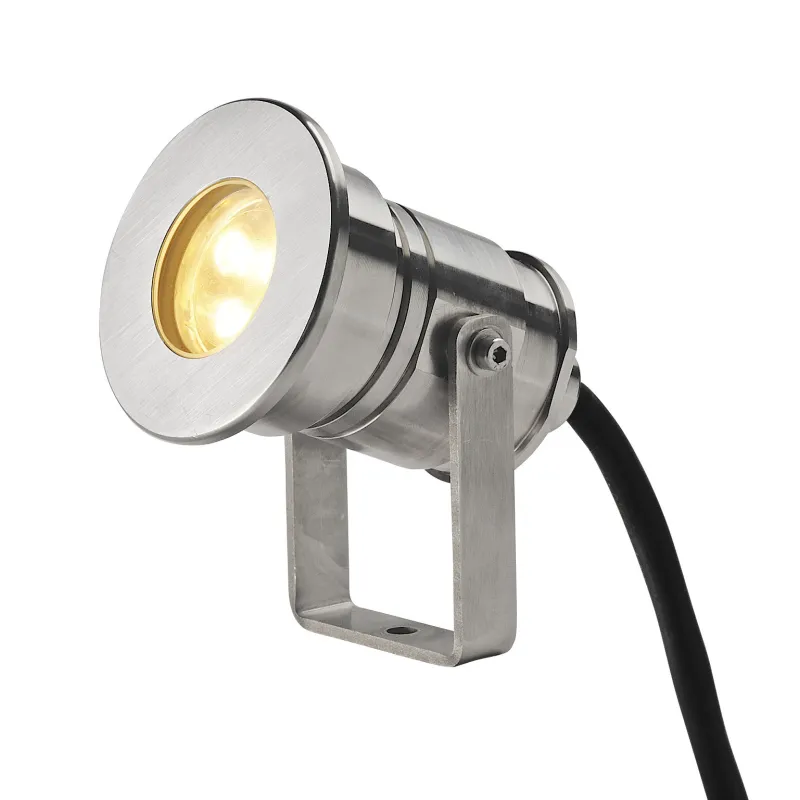 DASAR® PROJECTOR, projecteur extérieur, inox, LED, 5,5W, 3000K, IP67, inox 316