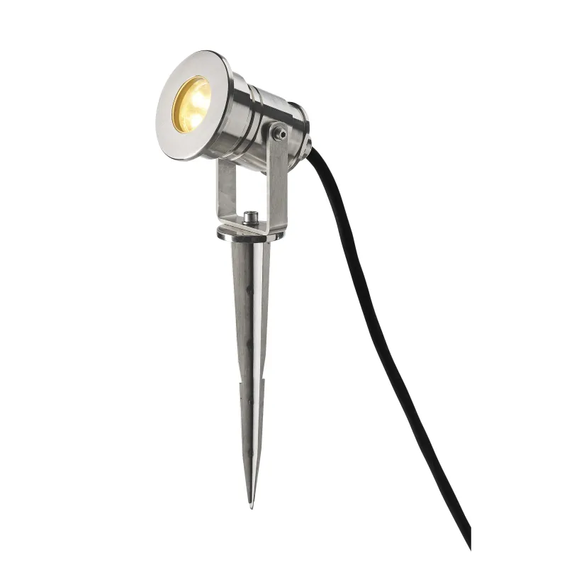 DASAR® PROJECTOR, projecteur extérieur, inox, LED, 5,5W, 3000K, IP67, inox 316