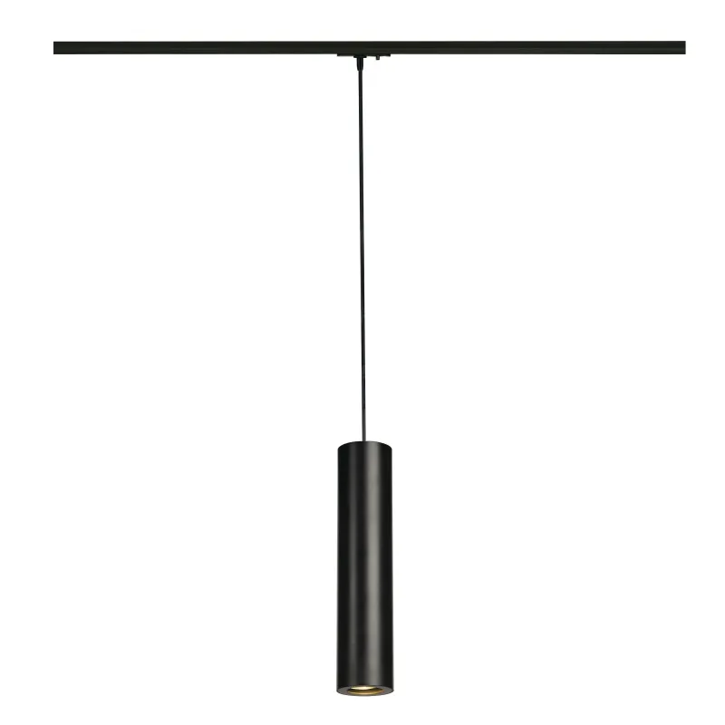 ENOLA B, suspension pour rail 1 allumage intérieur, noir, GU10/QPAR51, 50W max