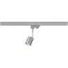 BIMA, spot pour rail 3 allumages intérieur, simple, gris, GU10/QPAR51, 50W max