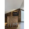 EUTRAC®, patère universelle, intérieur, pour rail 3 allumages en saillie, noir