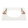 NUMINOS®, bague de réduction carrée, longueur 24 cm, Ø intérieur 15 cm, blanc