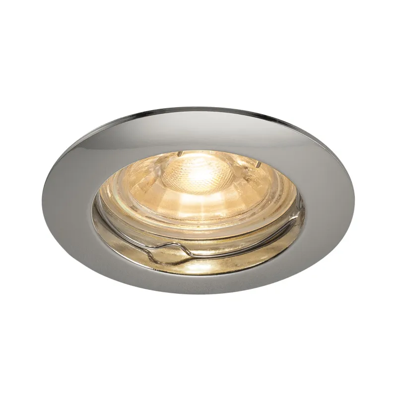 PIKA, encastré de plafond intérieur, rond, fixe, chrome, GU10/QPAR51, 50W max