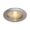 PIKA, encastré de plafond intérieur, rond, fixe, chrome, GU10/QPAR51, 50W max