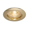 PIKA, encastré de plafond intérieur, rond, fixe, laiton, GU10/QPAR51, 50W max
