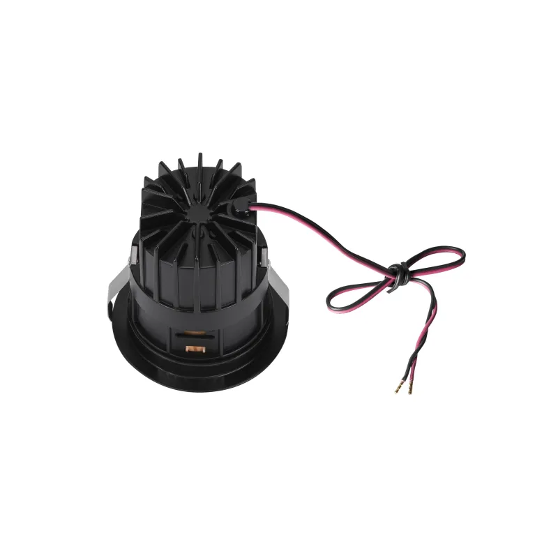 HORN MAGNA, encastré de plafond ou mural intérieur, noir/or, LED, 7,7W, 3000K