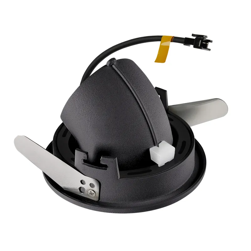 NUMINOS® GIMBLE S, encastré de plafond intérieur, 20 deg , noir, LED, 8,6W, 2700K