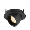 NUMINOS® GIMBLE S, encastré de plafond intérieur, 20 deg , noir, LED, 8,6W, 3000K