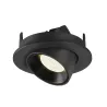 NUMINOS® GIMBLE S, encastré de plafond intérieur, 20 deg , noir, LED, 8,6W, 4000K