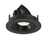 NUMINOS® GIMBLE S, encastré de plafond intérieur, 20 deg , noir, LED, 8,6W, 4000K