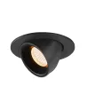 NUMINOS® GIMBLE S, encastré de plafond intérieur, 40 deg , noir, LED, 8,6W, 2700K